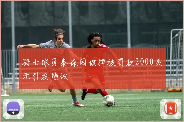 骑士球员泰森因假摔被罚款2000美元引发热议